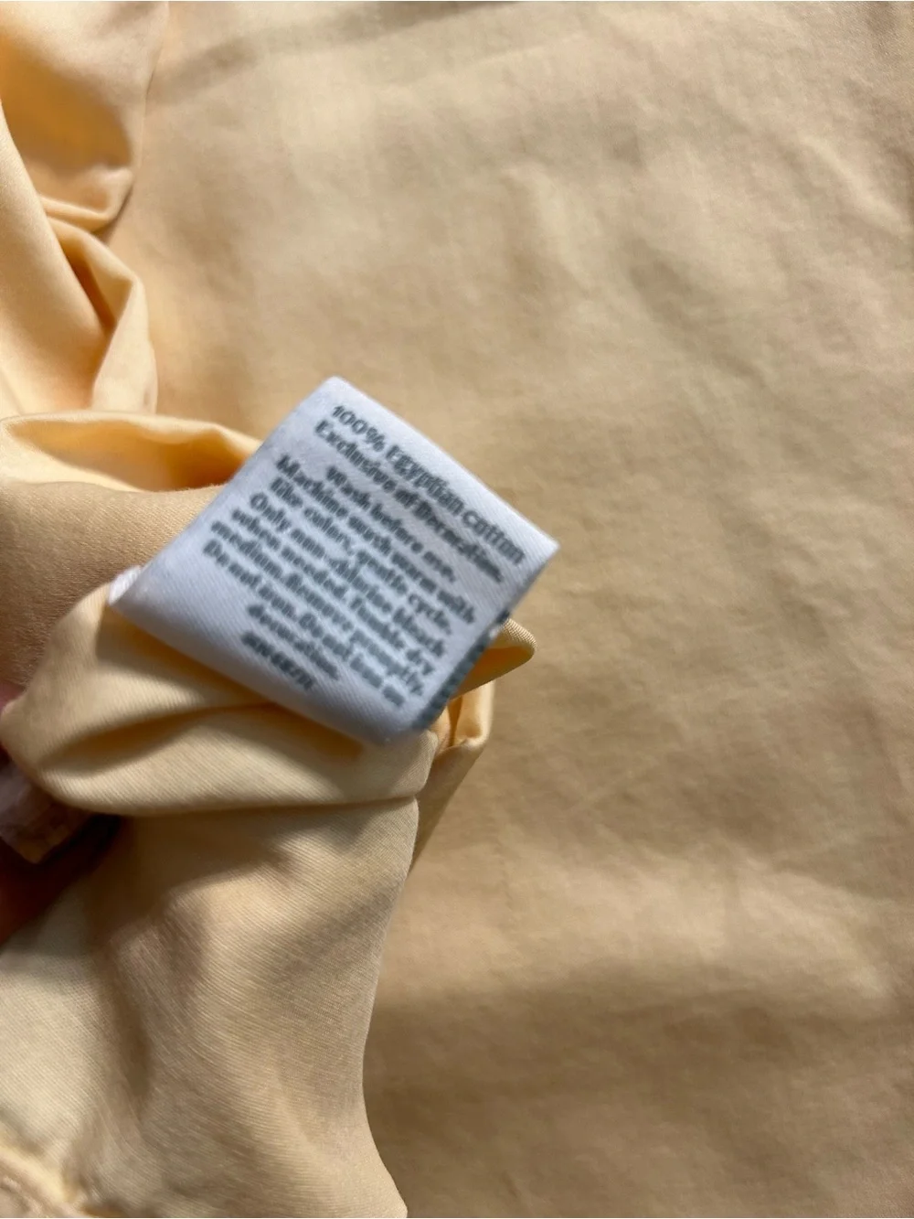 H 100% EGYPTIAN COTTON YELLOW GOLD PAIR OF STANDARD SIZE PILLOW CASES
